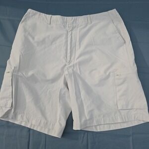 Nike Golf Shorts 36 Khaki‎ Chino Cargo Cotton